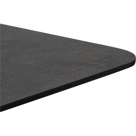 Coco Maison Brest bistrotafel stone anthracite 120x75cm Goud